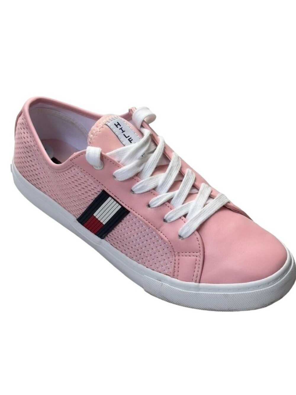 TOMMY HILFIGER Women's Shoes Pink Sport Sneakers Low Top Lace Up Size 8.5 M
